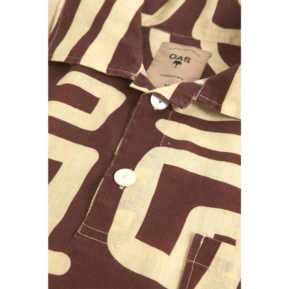 NEW OAS girona linen shirt in kalahara - Picture 4 of 4